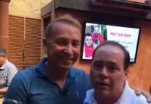 Paul Crist, propietario del Hotel Mercurio, en la fiesta de presentación de O&APV vídeo de avance de la fiesta de lanzamiento para la web