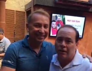 Paul Crist, propietario del Hotel Mercurio, en la fiesta de presentación de O&APV vídeo de avance de la fiesta de lanzamiento para la web