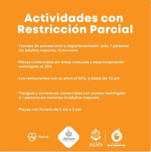 Restricciones por COVID-19 en Puerto Vallarta