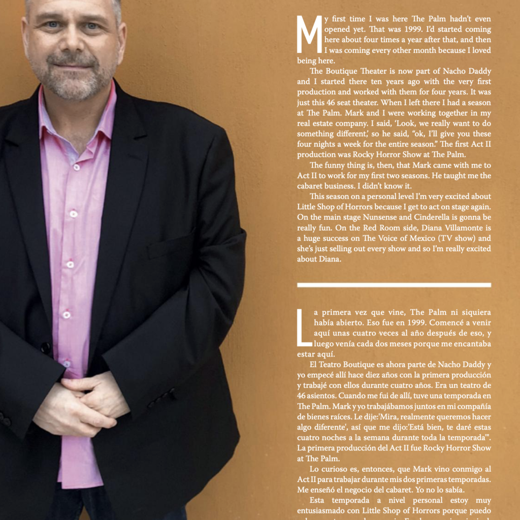 La edición de noviembre de O&APV presenta a "Los Productores" de Puerto Vallarta, quienes han ayudado a traer gran entretenimiento a Puerto Vallarta. Conoce a estos grandes líderes.