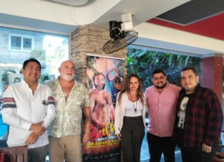 La Semana del Oso BeefDip deja una derrama económica de 240 millones de pesos en Puerto Vallarta (de izquierda a derecha) Luis Villaseñor, director general del Fideicomiso Público para la Promoción y Publicidad Turística del Municipio de Puerto Vallarta, Steve Buczek (fundador de BeefDip), Carla Esparza Quintero, regidora presidenta de la Comisión de Turismo y Desarrollo Económico, Christhian Preciado Cázares, de la Dirección de Turismo y Desarrollo Económico de Puerto Vallarta y Jose Spinning Cortes