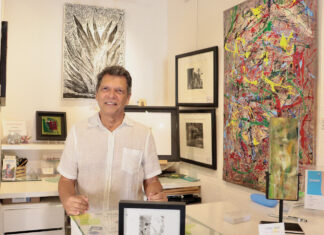 Petru Viochescu, de Atelier 2020 Galeria, ofrece arte abstracto Petru Voichescu. Foto de Oscar Almeida.