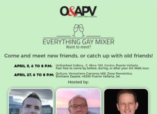 Los Gay Mixers se celebran el 5 y el 27 de abril
