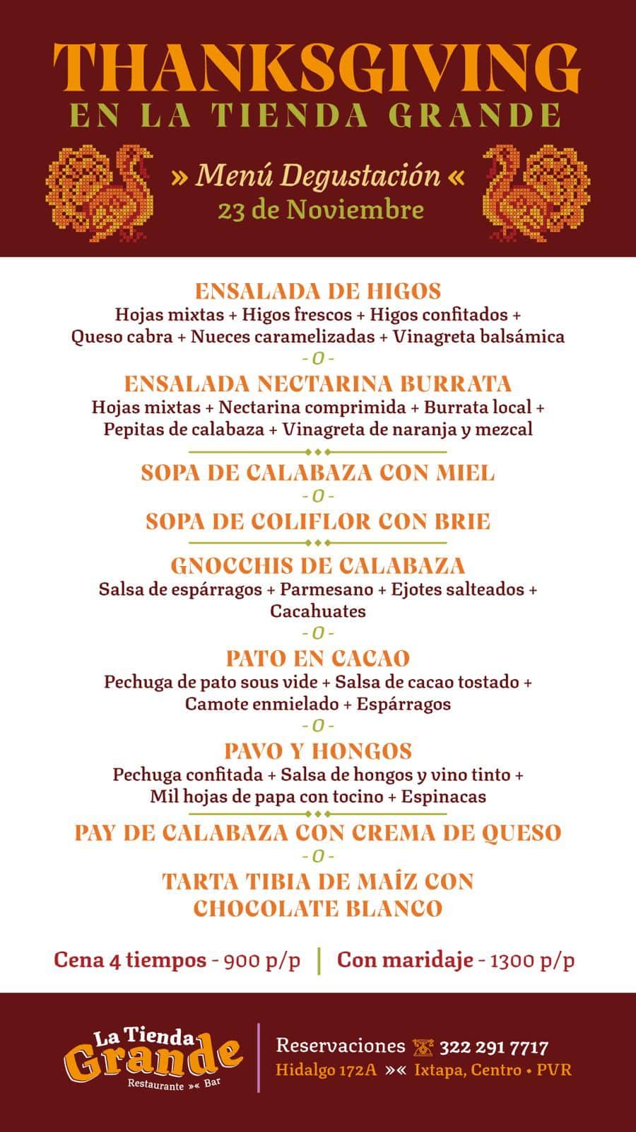 la tienda grande acción de gracias