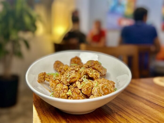 Pollo a la naranja en Canto. Foto de Oscar Almeida. 