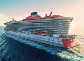 El crucero Atlantis trae a miles de viajeros gais el 22 de abril a Puerto Vallarta a través de Virgin Voyages Virgin Voyages Dama Brillante