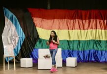 Fortalecer las redes comunitarias: Te cuido, me cuido 2024, una nueva iniciativa gratuita de salud y bienestar Activist Kenya Cuevas at conference for Vallarta Pride 2024 by photographer Oscar Almeida
