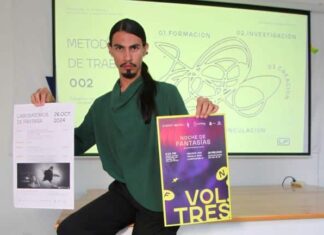 Noches de Fantasías Vol. 3: Una Noche para el Arte Teatral y la Representación Bernardo Banderas Gonzalez, presenta el volumen 3 de "de noche de fantasias" en conferencia de prensa en el centro comunitario Vallarta Gay plus