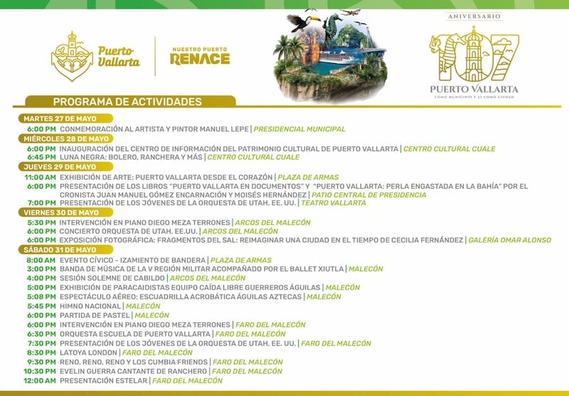 Celebración del aniversario de Vallarta