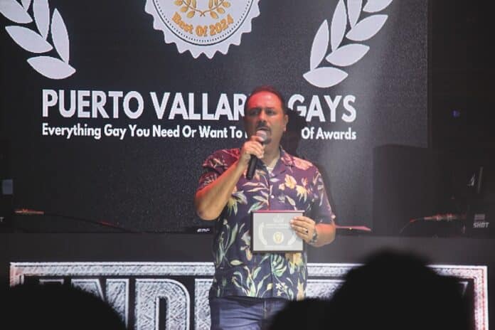 Javier at the best of gays awards