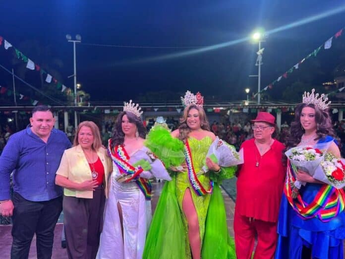 Alondra, a 28-year-old surgical nursing professional from Colonia Palmar del Progreso, was crowned Queen of the Patriotic Celebrations in El Pitillal on Sept. 13, in a pageant organized by Puerto Vallarta’s Office of Sexual Diversity. Photo provided