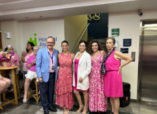 Salud LesBi: Hospital Joya contra el cáncer de mama cóctel onda rosa hospital joya 2