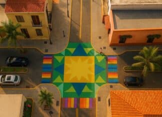 Zona Romántica se convertirá en el primer distrito LGBTQ+ amigable de Puerto Vallarta propuesta de pasos de peatones gay en zr