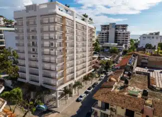 Planean construir 94 unidades de Velōa Residences en la zona romántica de Puerto Vallarta VELŌA Fachada