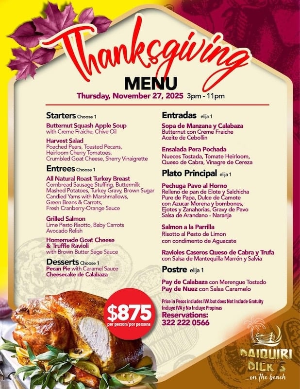 daiquri dicks 2025 acción de gracias