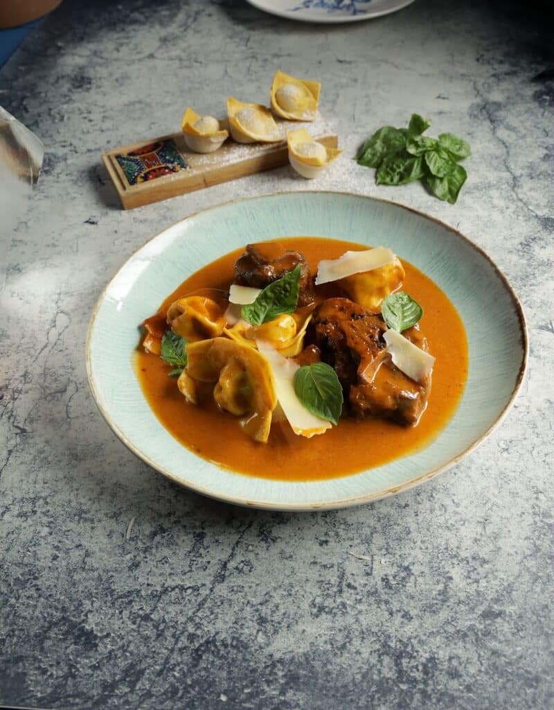 raviolis de requesón