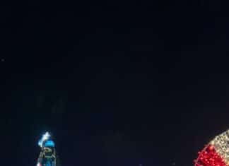 Árbol de Navidad más alto de México se enciende en el Muelle Los Muertos árbol de navidad