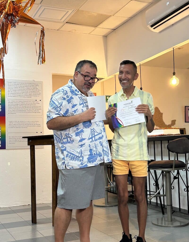 Cena de voluntarios Gay+