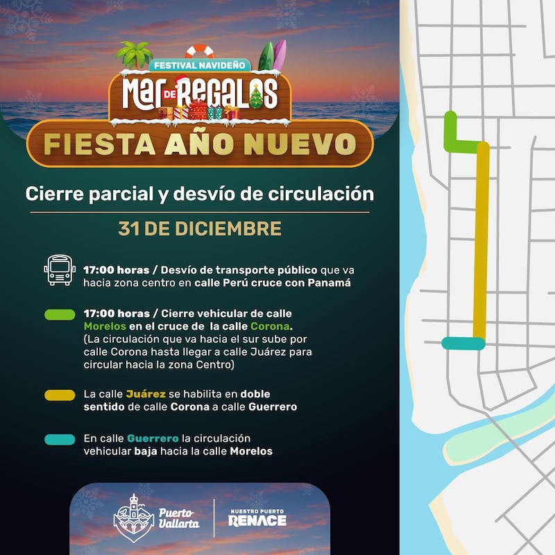 cierre de carreteras nye