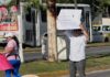 Una protesta justiciera paraliza el tráfico en Sam’s Club y la terminal de cruceros de Puerto Vallarta protestas bloque calle 1