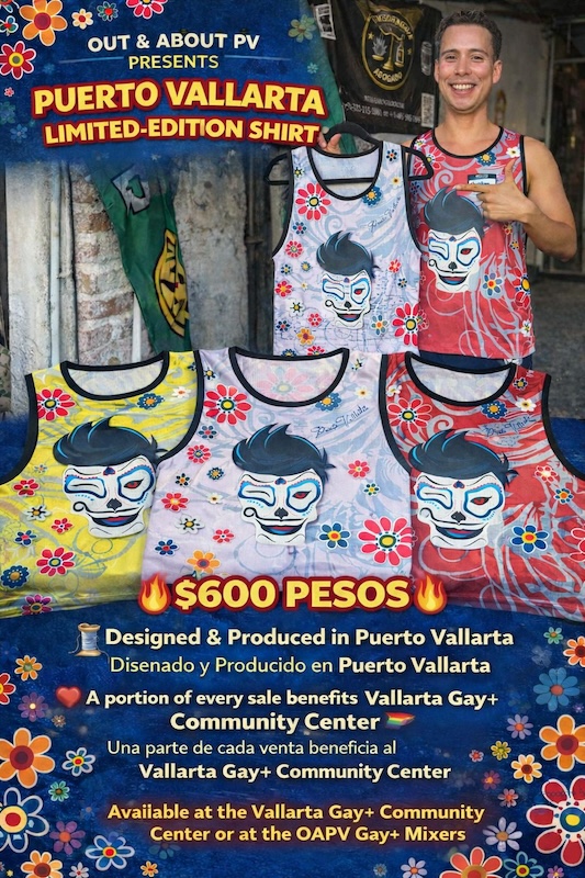 camisetas OAPV y centro comunitario gay