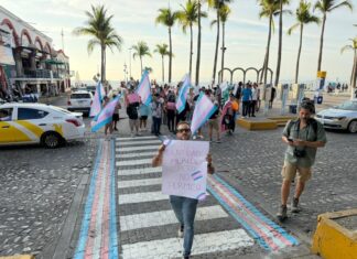 Puerto Vallarta celebra el Día Trans con una marcha y un cruce pintado trans cross walk 2026 6