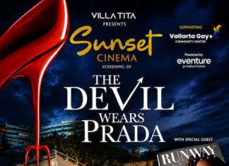 La proyección de “El diablo viste a la Moda” trae el glamour de Hollywood a Puerto Vallarta gráfico de cine del atardecer del diablo