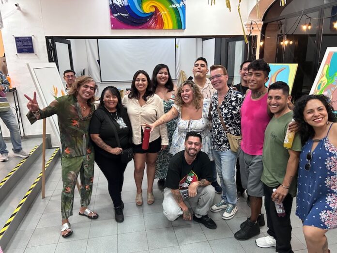 exposición de arte en el centro comunitario