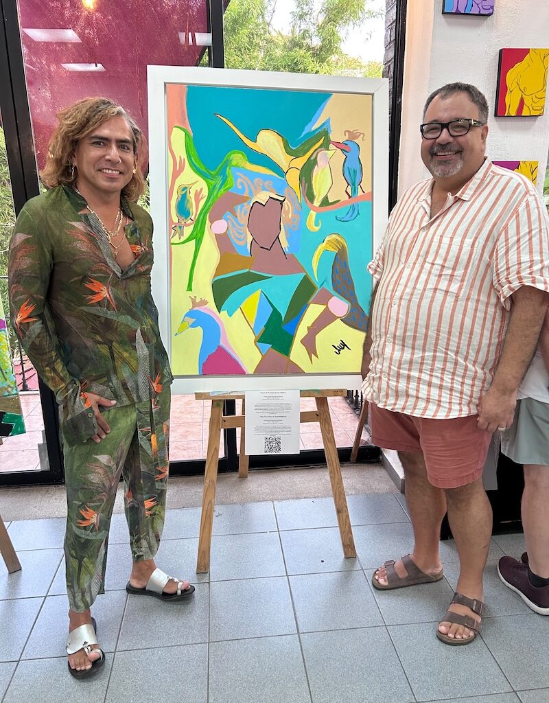 exposición de arte en el centro comunitario