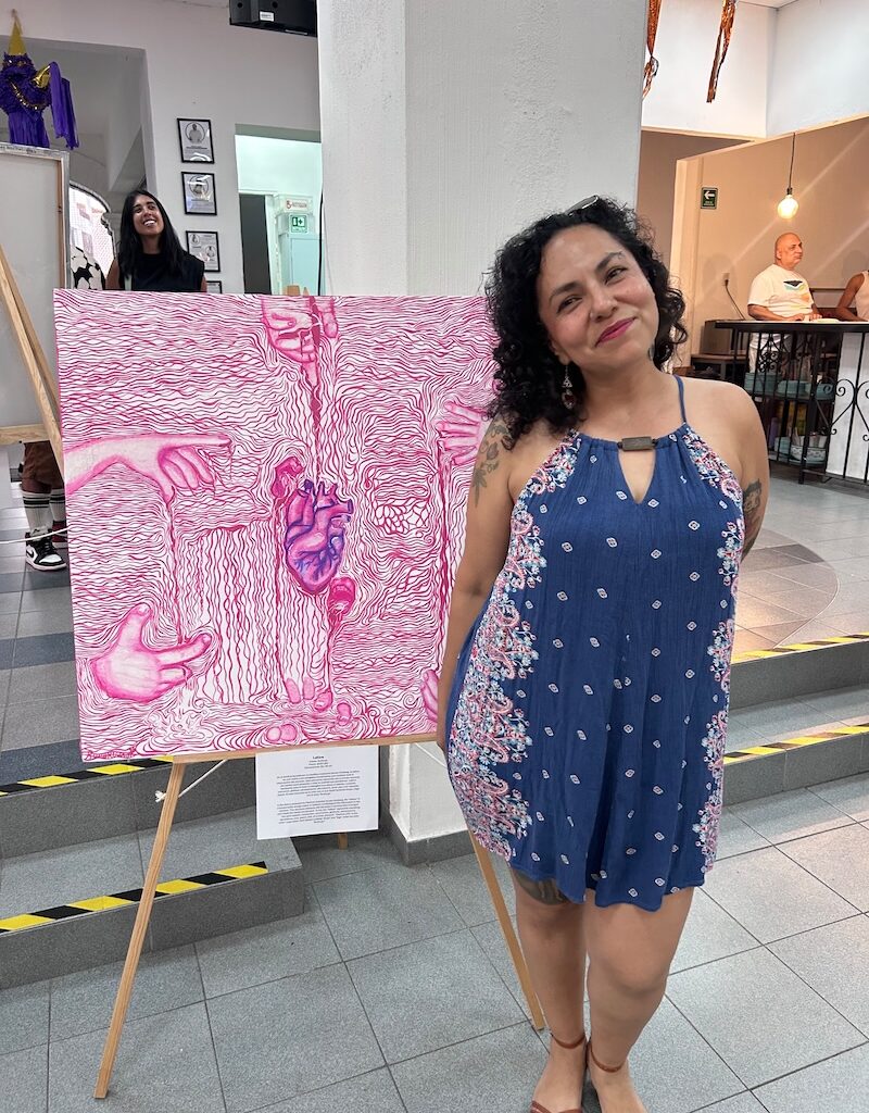 exposición de arte en el centro comunitario