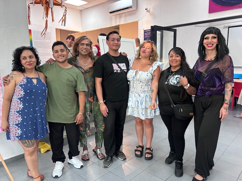 exposición de arte en el centro comunitario