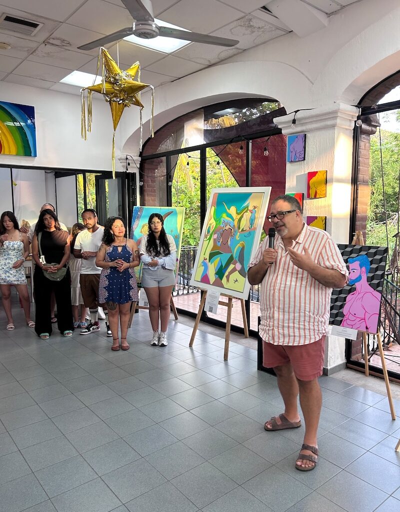 exposición de arte en el centro comunitario