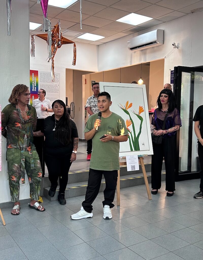 exposición de arte en el centro comunitario