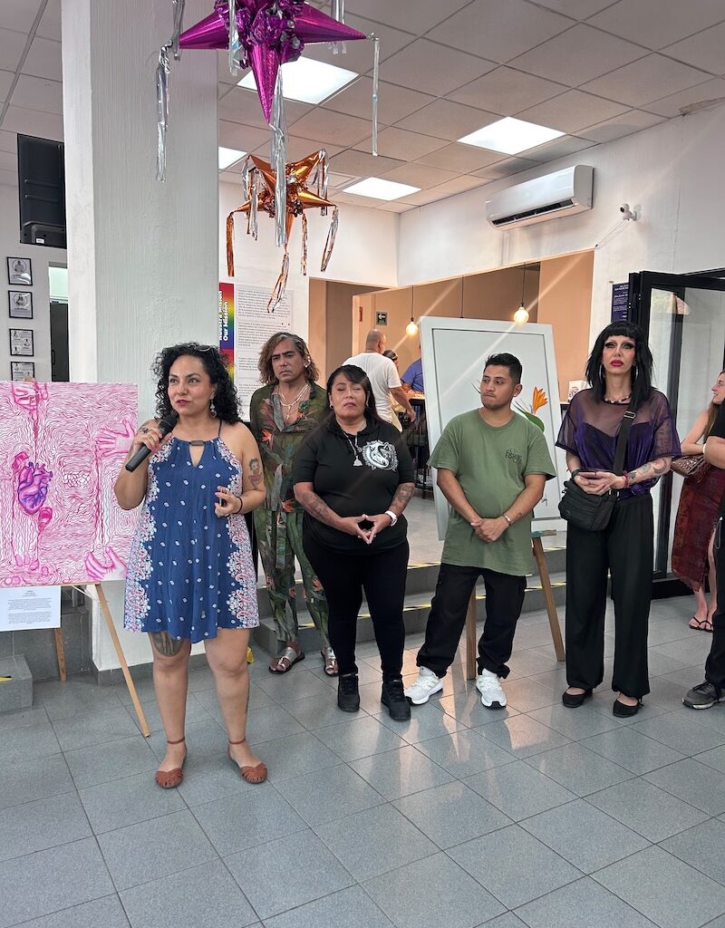 exposición de arte en el centro comunitario