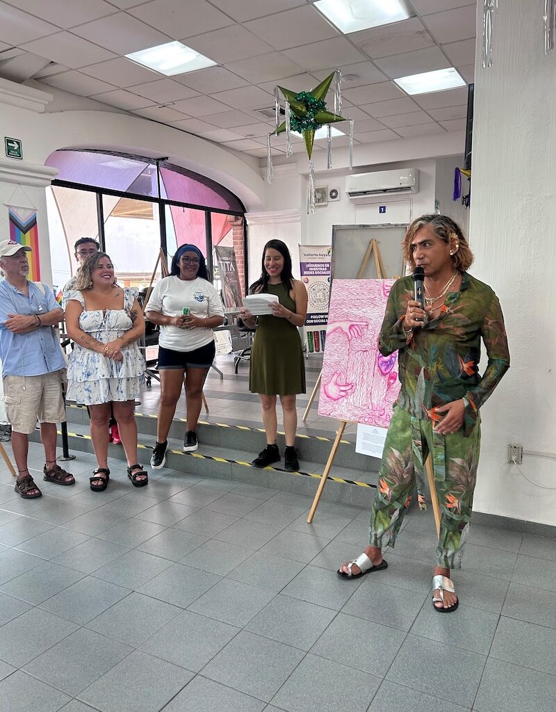 exposición de arte en el centro comunitario