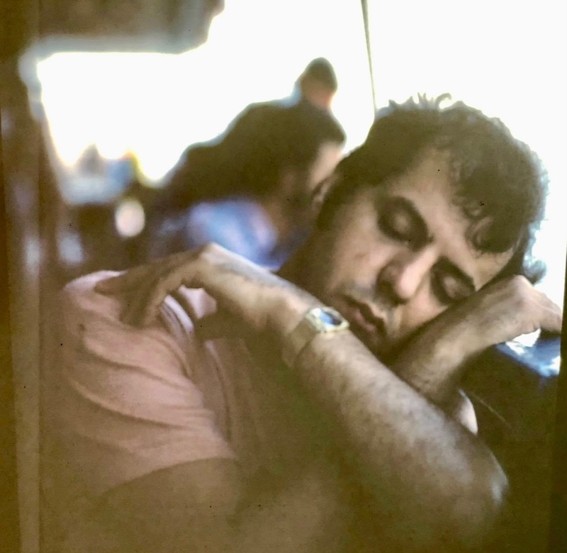 1977: Tom en el barco, de Yelapa al muelle de Los Muertos