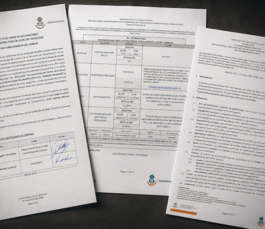 Aumentan las dudas sobre el contrato de 7,5 millones de pesos de la Semana de la Diversidad de Puerto Vallarta Páginas del contrato para la semana de la diversidad