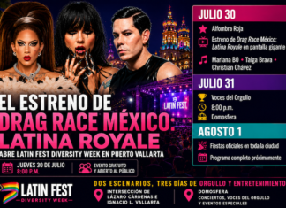El estreno de «Drag Race México: Latina Royale» será el plato fuerte de la Semana de la Diversidad del Latin Fest de Puerto Vallarta Latin Fest Diversity week