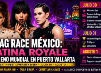 El estreno de «Drag Race México: Latina Royale» será el plato fuerte de la Semana de la Diversidad del Latin Fest de Puerto Vallarta Semana de la Diversidad del Latin Fest