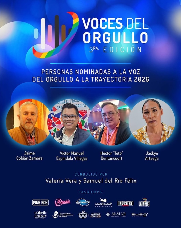 Nominados a los premios «Voz del Orgullo» 1