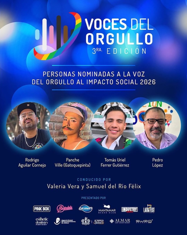 Nominados a los premios «Voz del Orgullo» 2