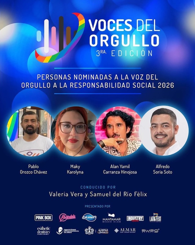 Nominados a los premios «Voz del Orgullo» 3