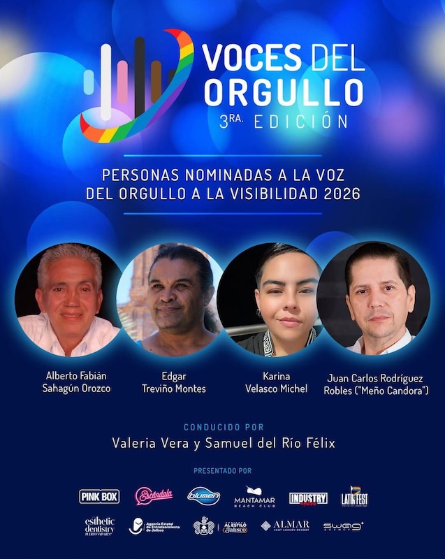 Nominados a los premios «Voz del Orgullo» 4
