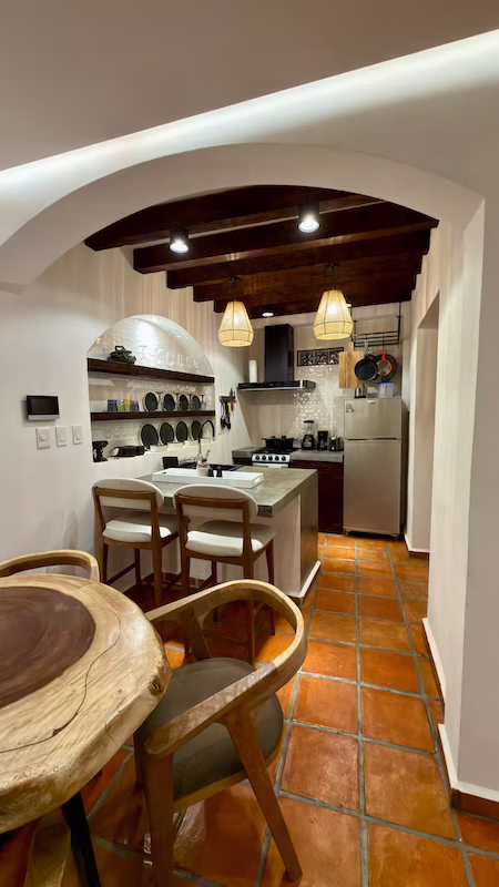 La cocina de la casa de Jacbo