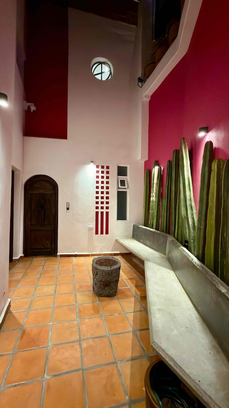 patio de la casa de Jacobs