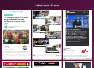 El Vallarta Pride 2026 genera 12,1 millones de pesos en cobertura mediática nacional e internacional collage_de_prensa_horizontal